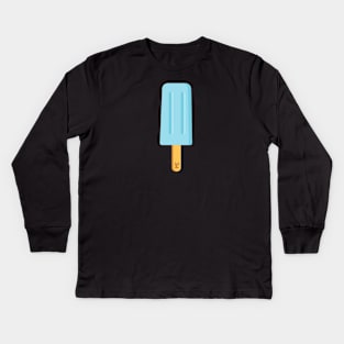 Baby blue ice lolly Kids Long Sleeve T-Shirt